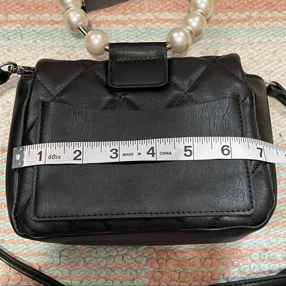 Badgley Mischka Clutch Bag w/ Faux Pearl Handle NWT - Picture 13 of 16